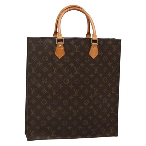 LOUIS VUITTON Monogram Sac Plat Hand Bag M51140 LV Auth 134747 - Picture 2 of 16